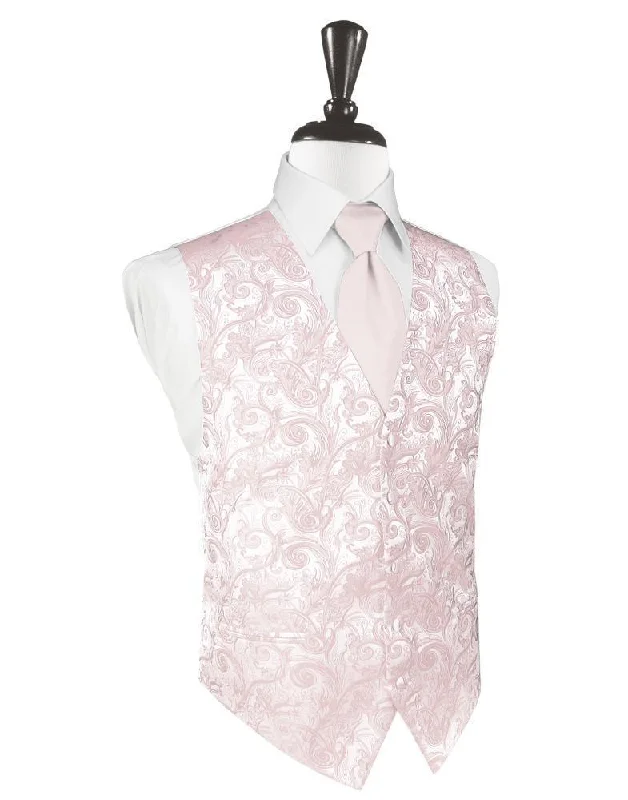 Blush Tapestry Tuxedo Vest Preppy Men's College Preppy Men's College