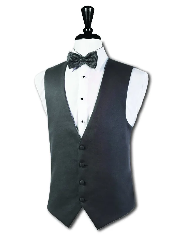 Steel Grey Mason Tuxedo Vest Casual Men's Loose Casual Men's Loose