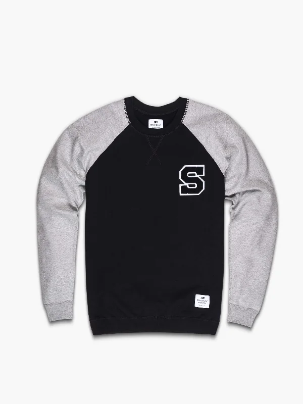 Classic Crewneck 'S' Patch Sharp Men's Italian Sharp Men's Italian