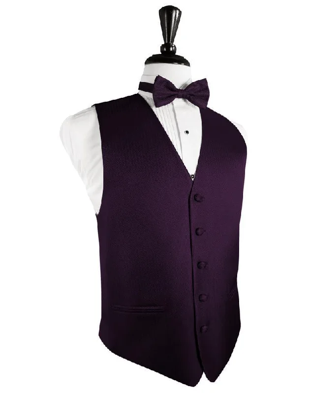 Raisin Herringbone Tuxedo Vest Hip Men's Retro Hip Men's Retro