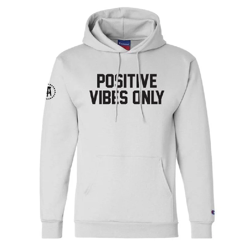 Positive Vibes Only Hoodie Masculine Men's Thick Masculine Men's Thick