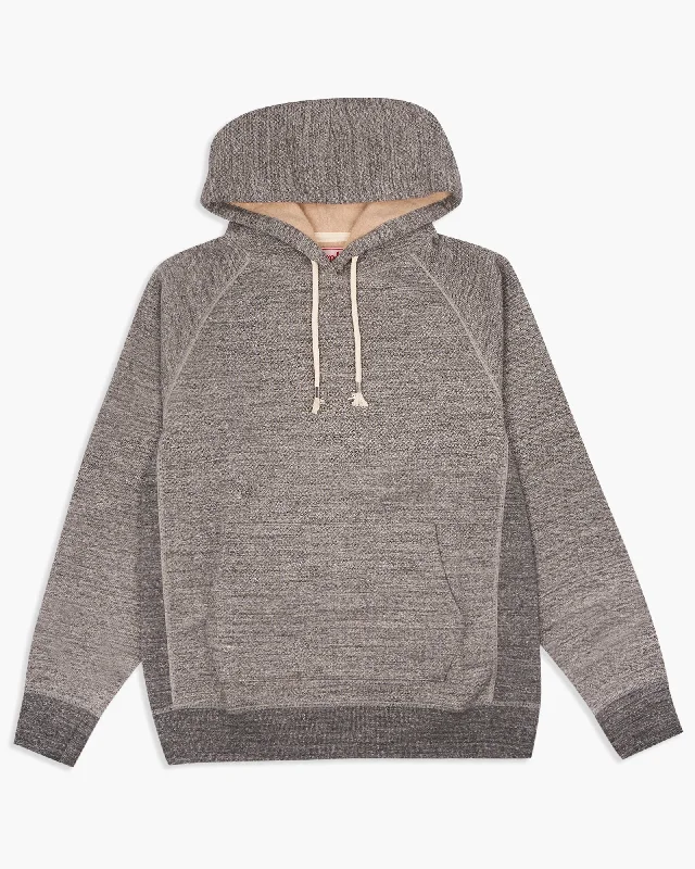 Wonder Looper Fleeced Foxfibre® Pullover Hoodie - Charcoal Streetwear Style Streetwear Style