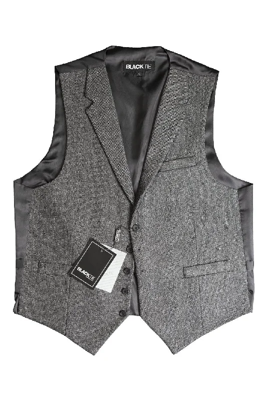 Charcoal "Camdyn" Tweed Vest Bohemian Men's Free Bohemian Men's Free