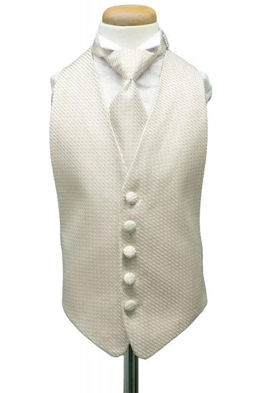 Ivory Venetian Kids Tuxedo Vest Modern Men's Tech Modern Men's Tech