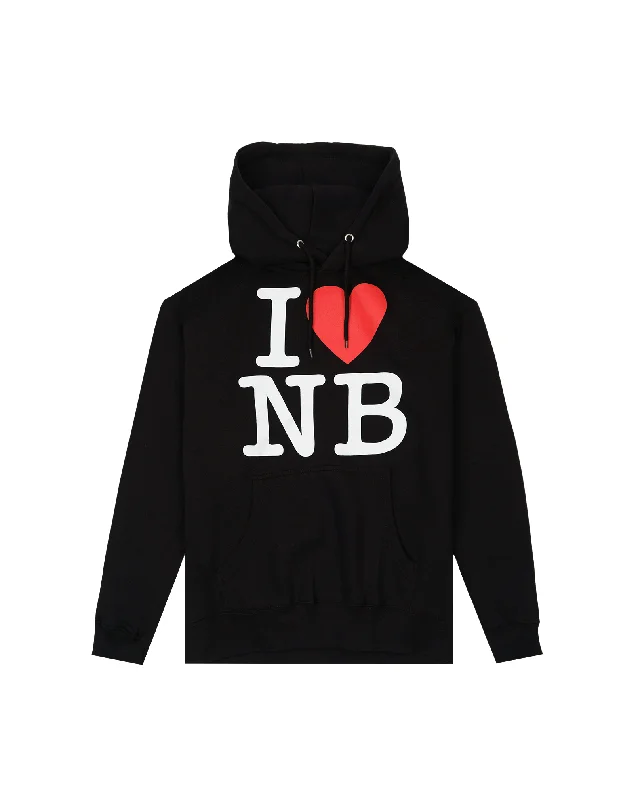 Women's I Heart NB L/S Pullover Hoodie Refined Men's European Refined Men's European