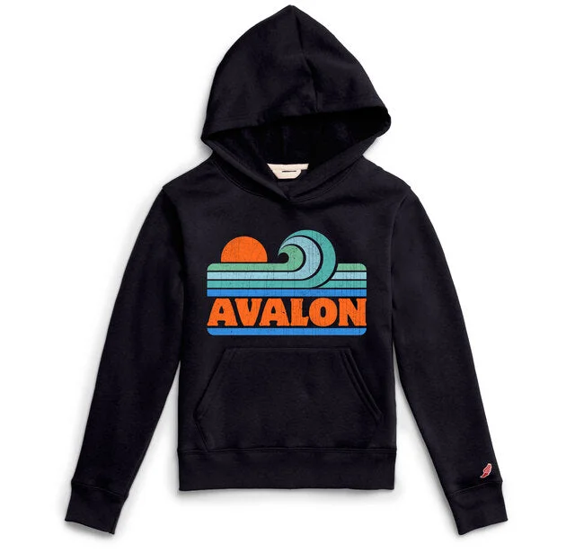 Kids Avalon Essential Fleece with Wave - Navy Traditional Men's Country Traditional Men's Country