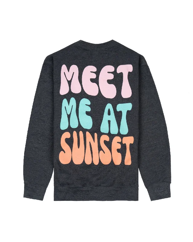 Girls (8-16) Meet Me At Sunset G Crewneck Refined Men's Hand Refined Men's Hand