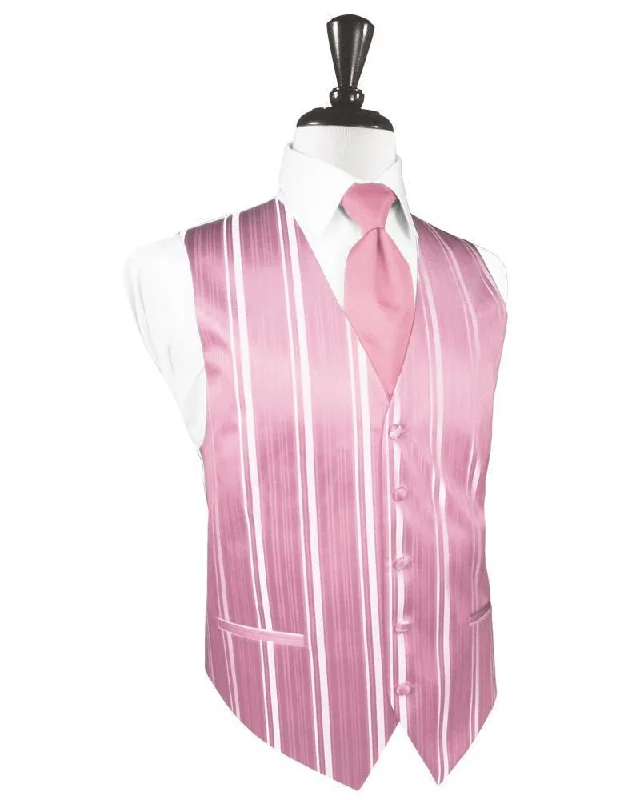 Rose Petal Striped Satin Tuxedo Vest Cclassic Men's Tweed Cclassic Men's Tweed