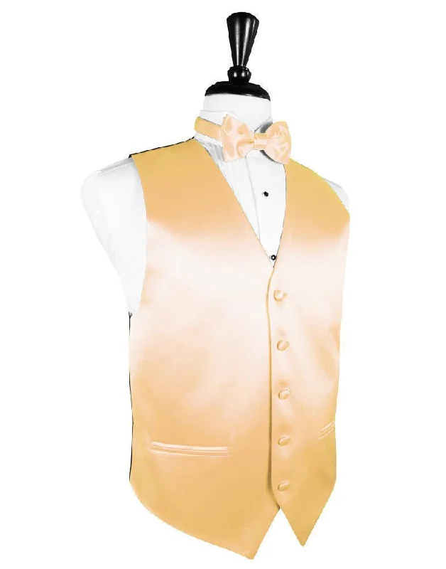 Apricot Luxury Satin Tuxedo Vest Tough Men's Tactical Tough Men's Tactical