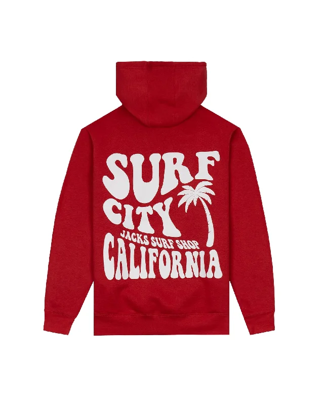 Women's Sway Surf City L/S Pullover Hoodie Masculine Men's  Masculine Men's 