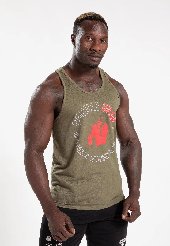 Lafayette Tank Top - Army Green Bold Men's Statement Bold Men's Statement