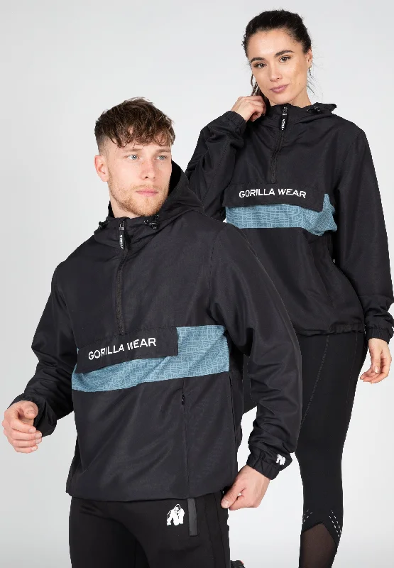 Bolton Windbreaker - Black Trendy Men's Oversized Trendy Men's Oversized