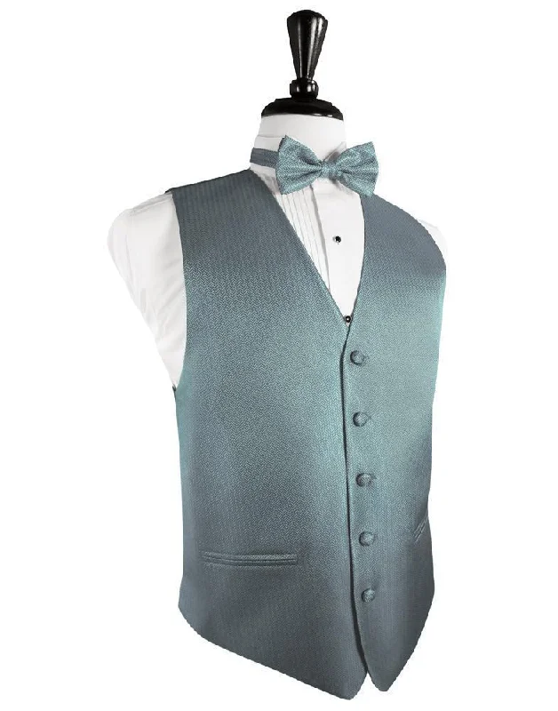 Cloudy Herringbone Tuxedo Vest Streetwear Style Streetwear Style