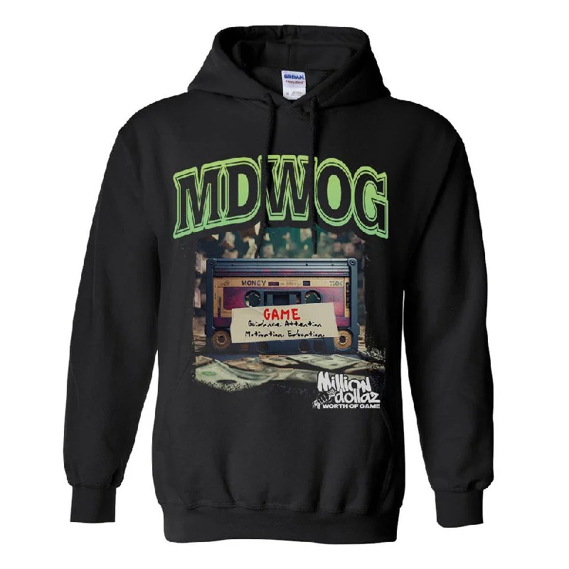 MDWOG Cassette Hoodie Polished Men's Silk Polished Men's Silk