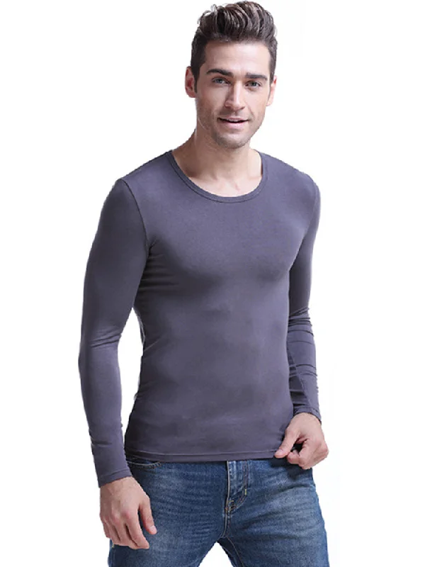 Mens Ultra Soft Low Cut V-Neck Thermal Shirt Dynamic Men's Glow Dynamic Men's Glow