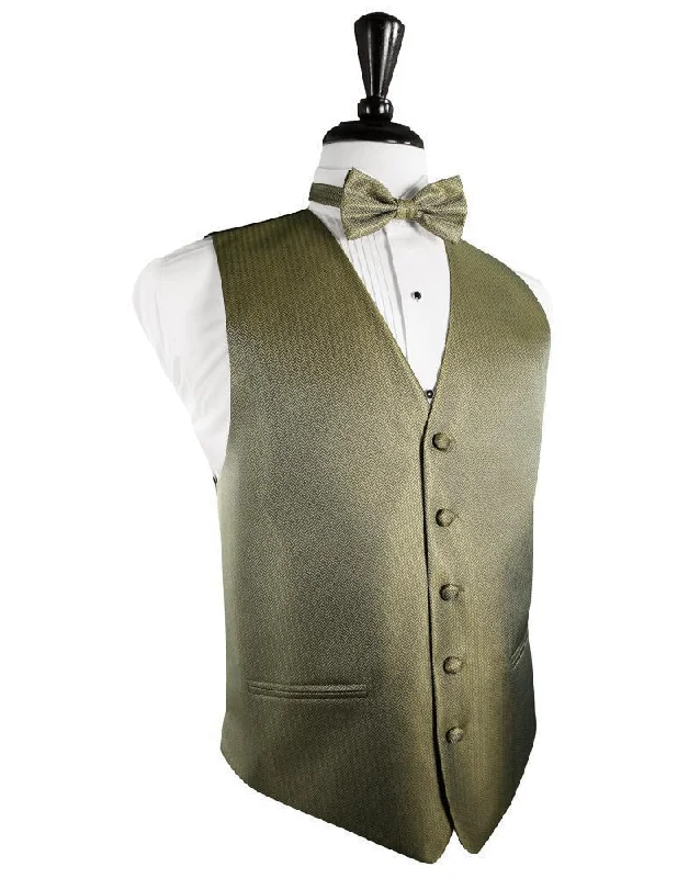 Bamboo Herringbone Tuxedo Vest Streetwear Style Streetwear Style