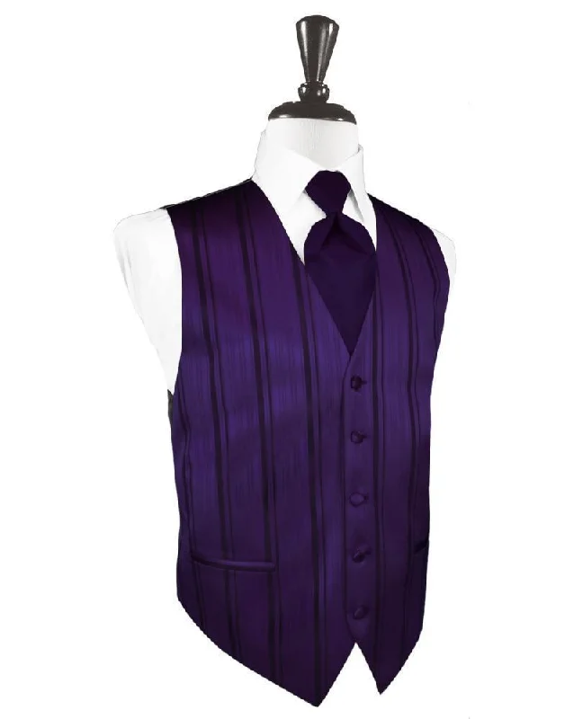 Amethyst Striped Satin Tuxedo Vest Cozy Men's Sherpa Cozy Men's Sherpa