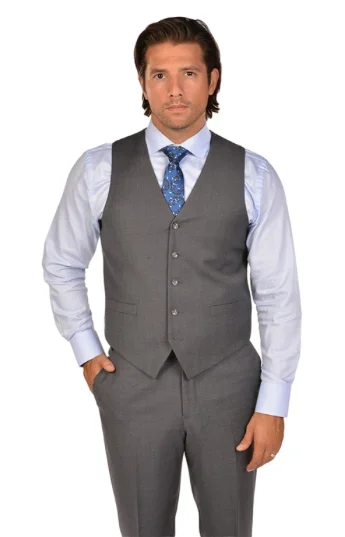 Medium Grey Vest Dapper Men's Bow Dapper Men's Bow