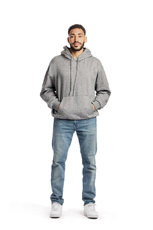 Men’s premium fleece relaxed hoodie in granite Trendy Men's Bucket Trendy Men's Bucket