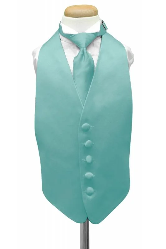 Pool Luxury Satin Kids Tuxedo Vest Polished Men's Satin Polished Men's Satin