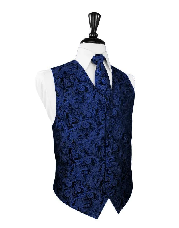 Royal Blue Tapestry Tuxedo Vest Cclassic Men's Tweed Cclassic Men's Tweed