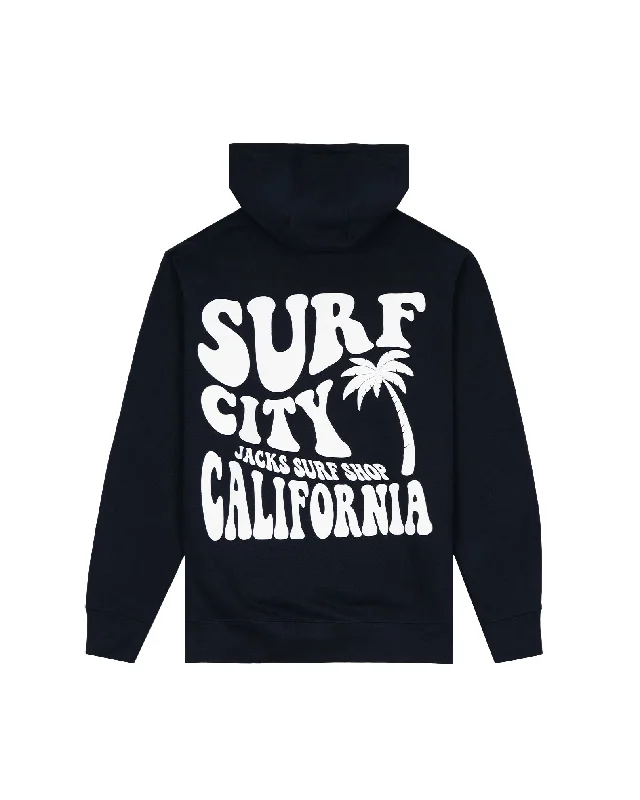 Women's Sway Surf City Zip-Up Hoodie Laid Laid