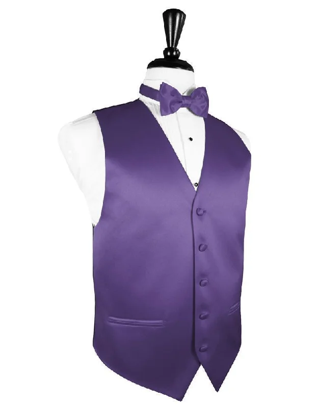 Freesia Luxury Satin Tuxedo Vest Edgy Men's Punk Edgy Men's Punk