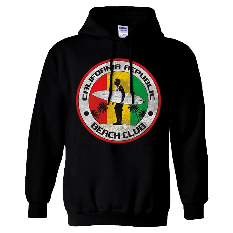 California Republic Beach Club Sweatshirt Hoodie Gym Gym