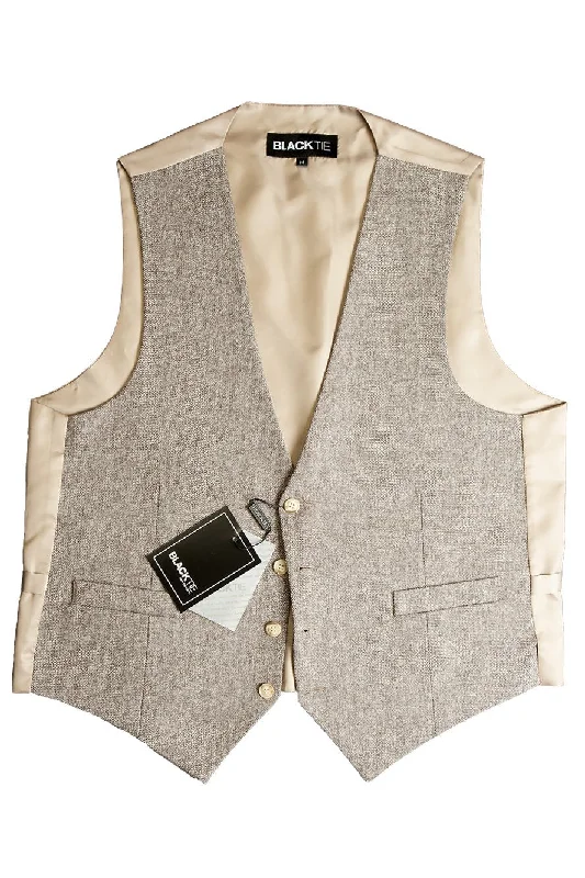 Brown "Brodie" Tweed Vest Sporty Men's Tennis Sporty Men's Tennis