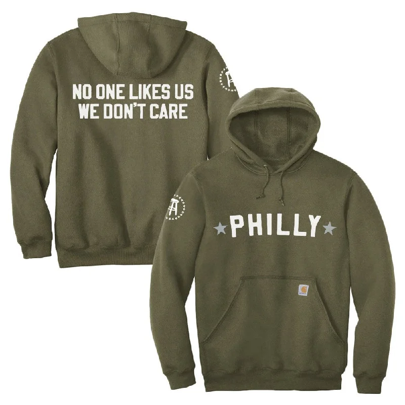 No One Likes Us Premium Hoodie Monochromatic Office Style Monochromatic Office Style