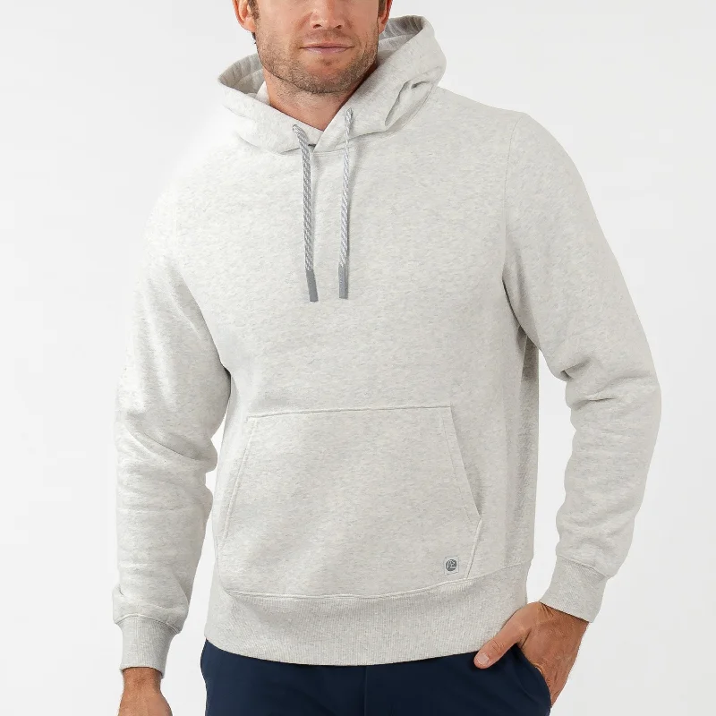 Huddle Hoodie | Heather - Ivory British Gentleman Style British Gentleman Style