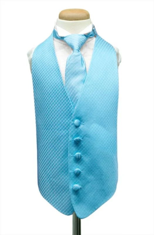 Blue Ice Palermo Kids Tuxedo Vest Refined Men's Classic  Refined Men's Classic 