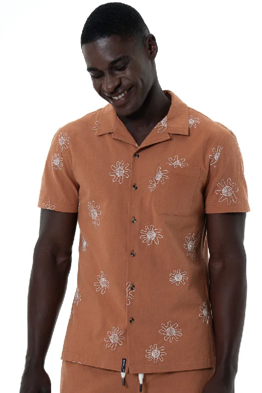 Gladneck Shirt _ 154514 _ Rust Bold Men's Statement Bold Men's Statement