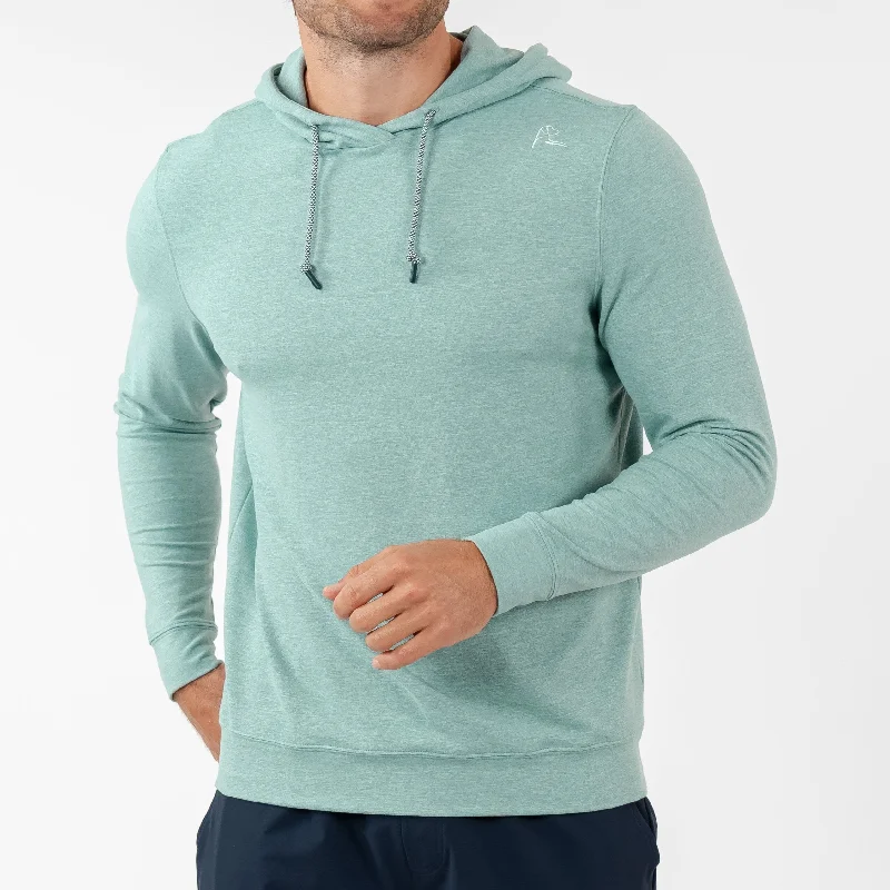 Hesi Performance Hoodie | Heather - Bullfrog Green/Antigua Green Refined Men's Velvet Refined Men's Velvet