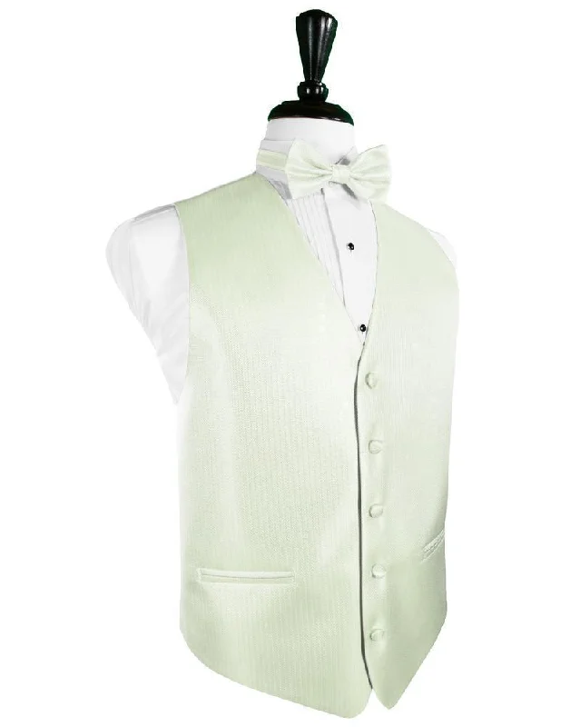 Pistachio Herringbone Tuxedo Vest Relaxed Men's Australian  Relaxed Men's Australian 