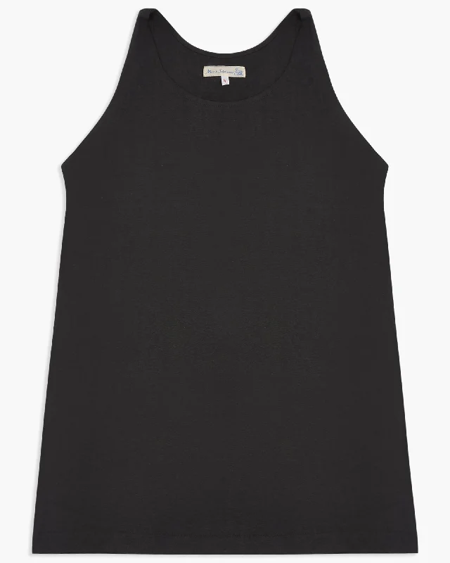 Merz B Schwanen Good Originals 136 5.5oz Loopwheeled Singlet - Charcoal Minimalist Men's Casual  Minimalist Men's Casual 