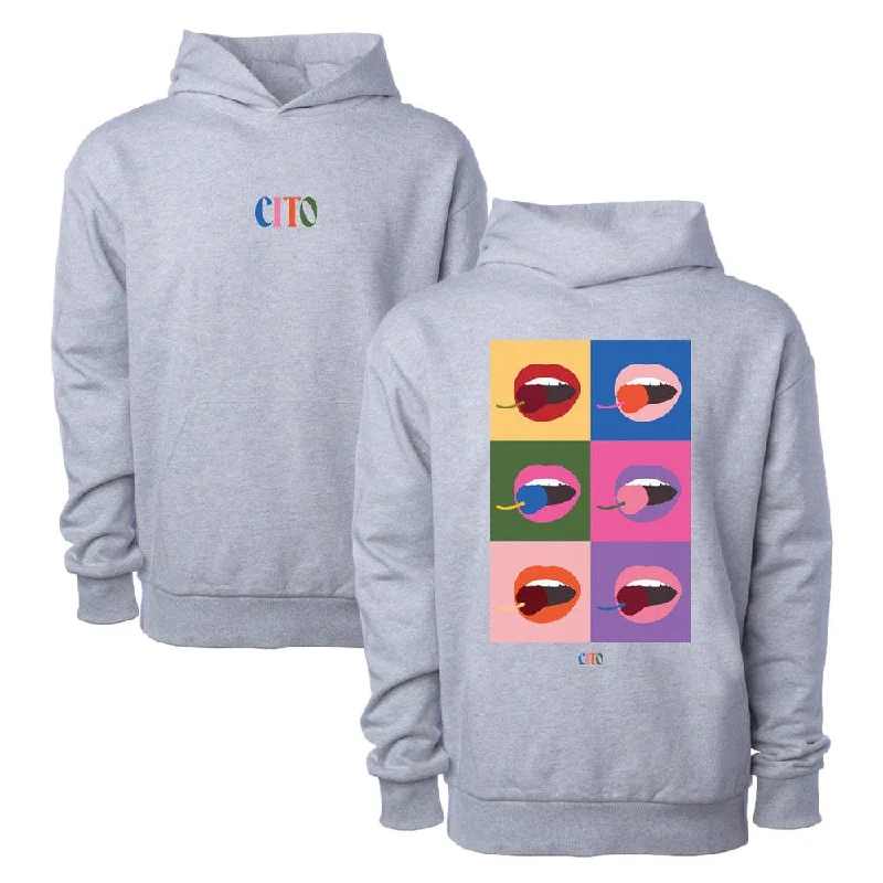 Chicks In The Office Lips Hoodie Dynamic Men's Moto Dynamic Men's Moto