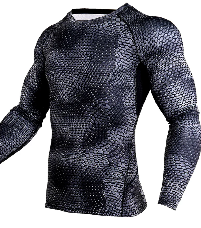 Gym Running Quick Dry Breathable Fitness Sport Compression Shirt Cozy Men's Winter Cozy Men's Winter