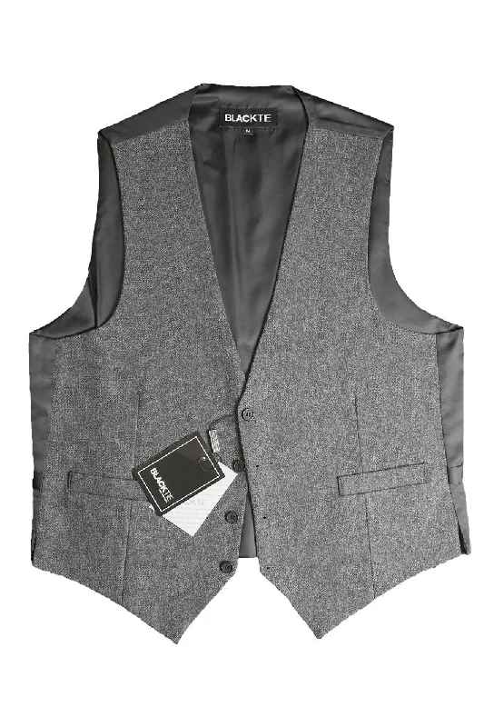 Charcoal "Brodie" Tweed Vest Tough Men's Tactical Tough Men's Tactical