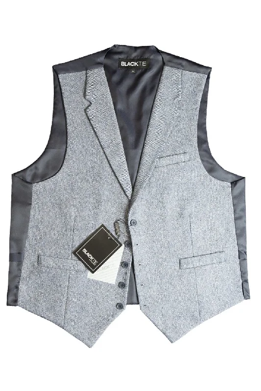 Blue "Camdyn" Tweed Vest Earthy Men's Hemp Earthy Men's Hemp