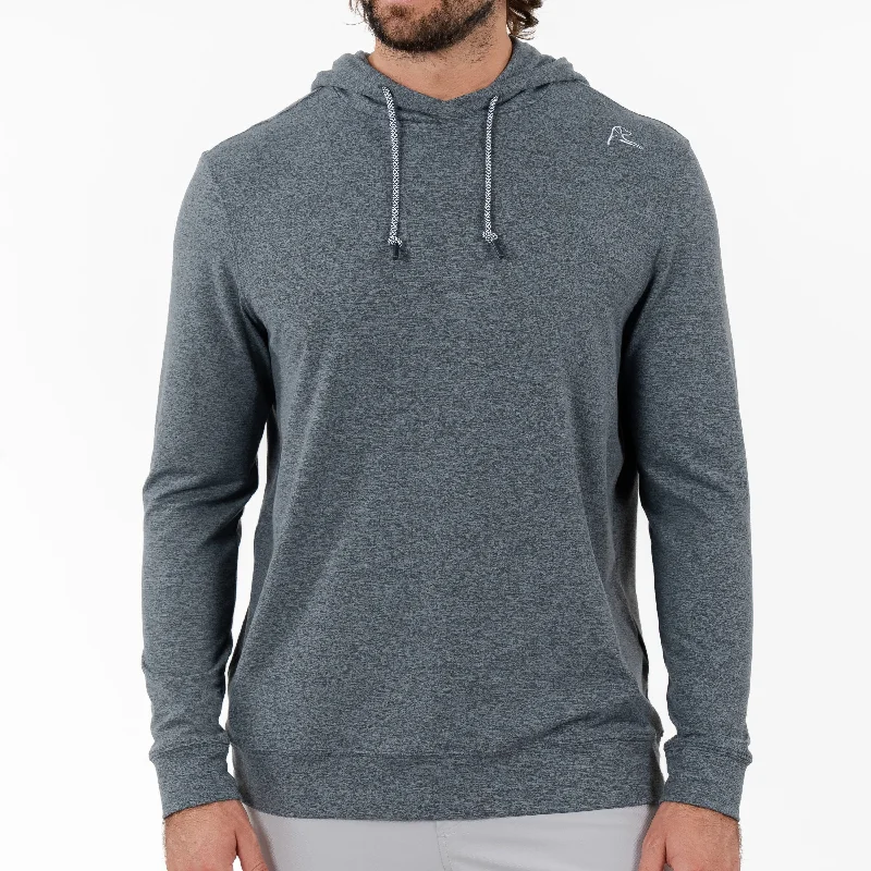 Hesi Performance Hoodie | Heather - Charcoal Grey/Thunder Grey Tough Men's Tactical Tough Men's Tactical