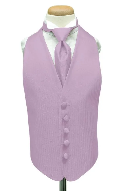 Lavender Herringbone Kids Tuxedo Vest Trendy Men's Oversized Trendy Men's Oversized