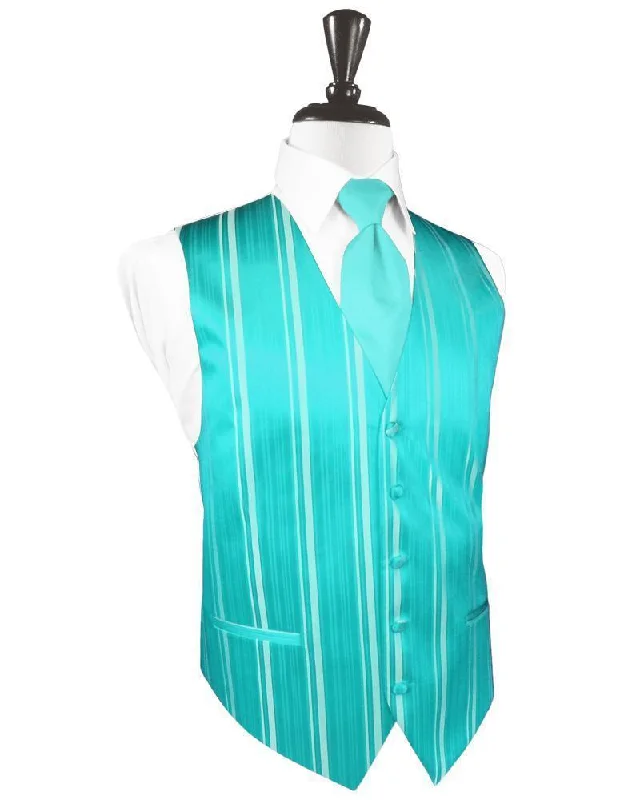 Pool Striped Satin Tuxedo Vest Vintage Men's 1970S Disco Vintage Men's 1970S Disco