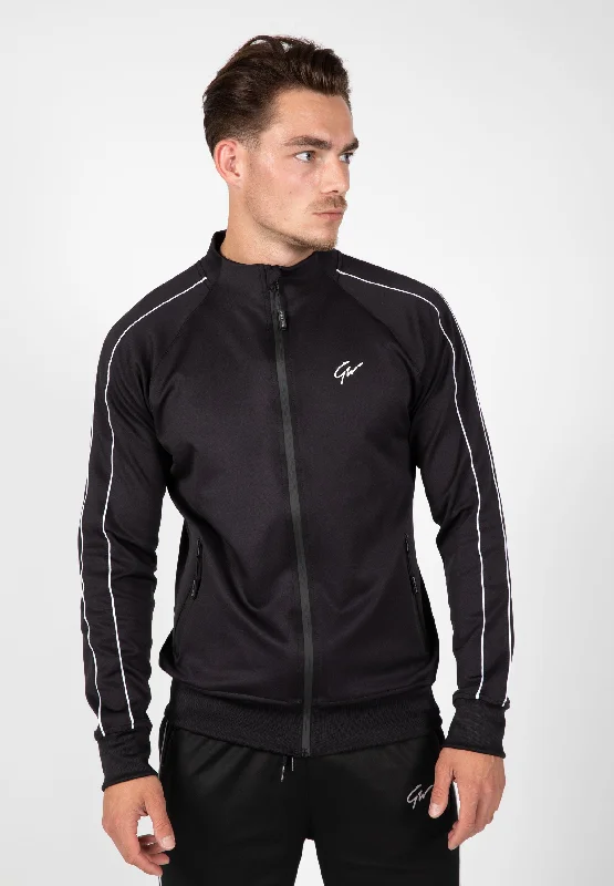 Wenden Track Jacket - Black/White Dynamic Men's Moto Dynamic Men's Moto