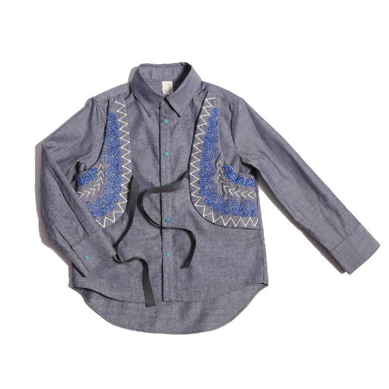 MALOK EMBROIDERED VEST SHIRT Cclassic Men's Tweed Cclassic Men's Tweed