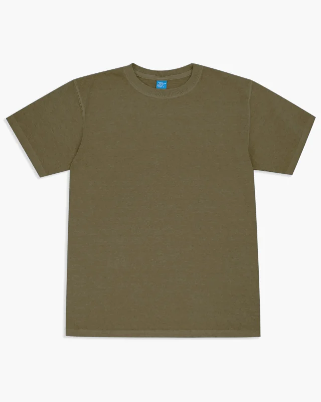 Good On S/S Crew Tee - Pigment Dyed Sage Confident Men's High Confident Men's High