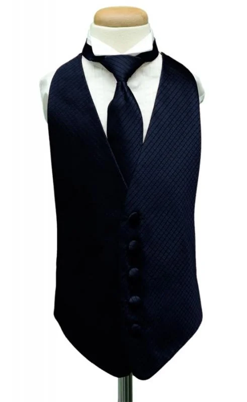 Navy Palermo Kids Tuxedo Vest Trendy Men's Bucket Trendy Men's Bucket