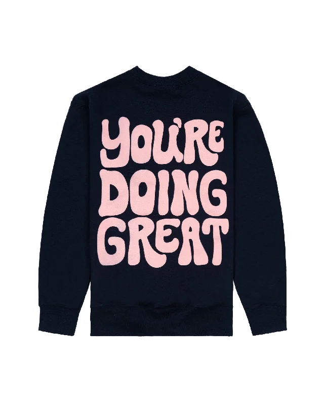 Girls (8-16) Doing Great Crewneck Cool Men's Distressed Cool Men's Distressed