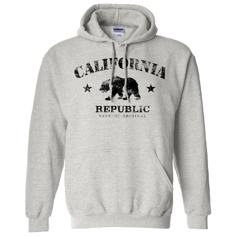 California Republic Vintage Original Sweatshirt Hoodie Youthful Men's Anime Youthful Men's Anime