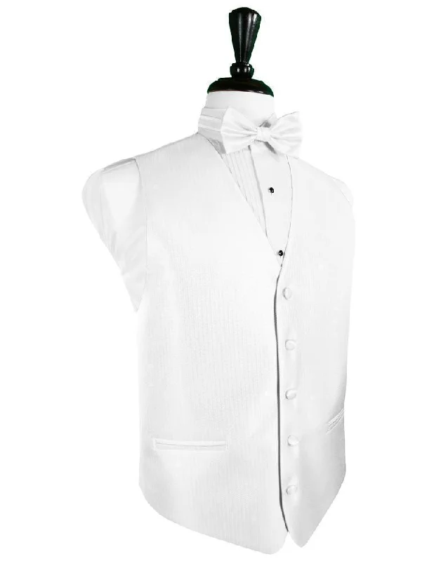 White Herringbone Tuxedo Vest Relaxed Men's Australian  Relaxed Men's Australian 